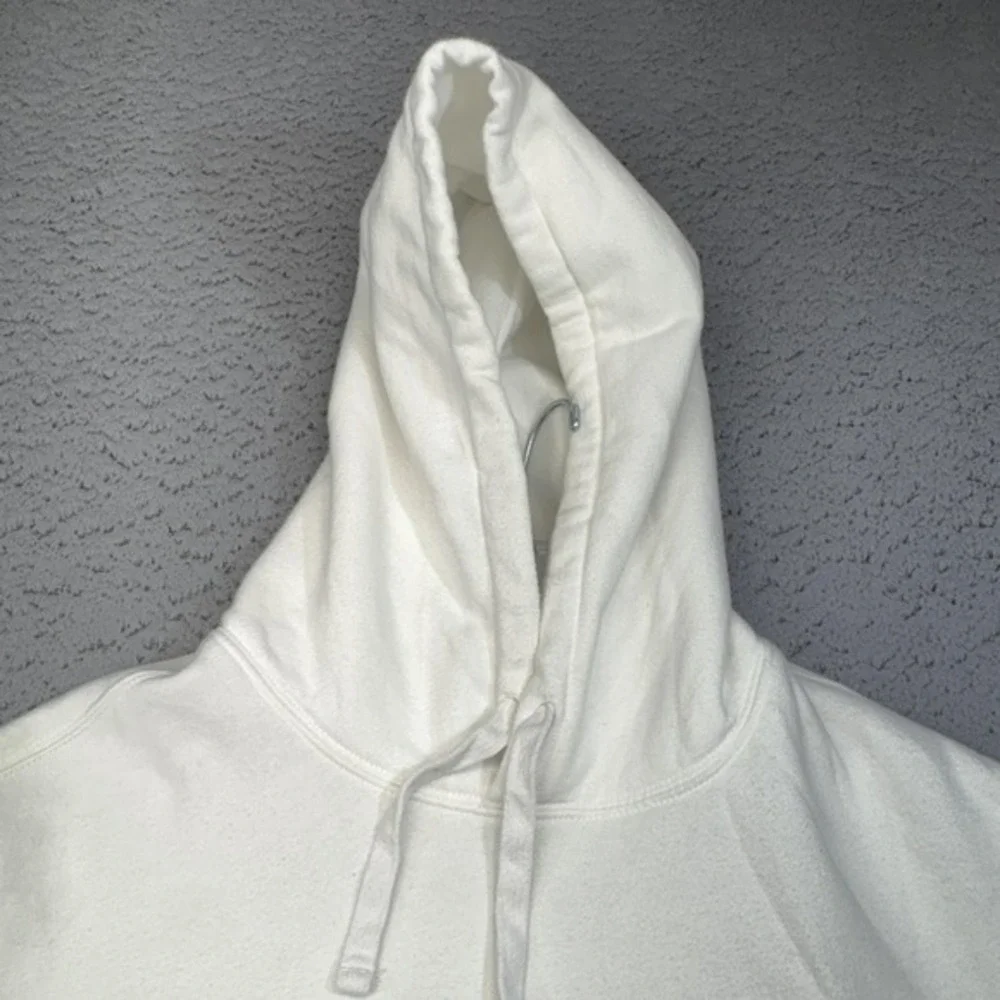 Polo Ralph Lauren Hoodie Mens Large White Pullover Preppy Bear Robe‎ Academic